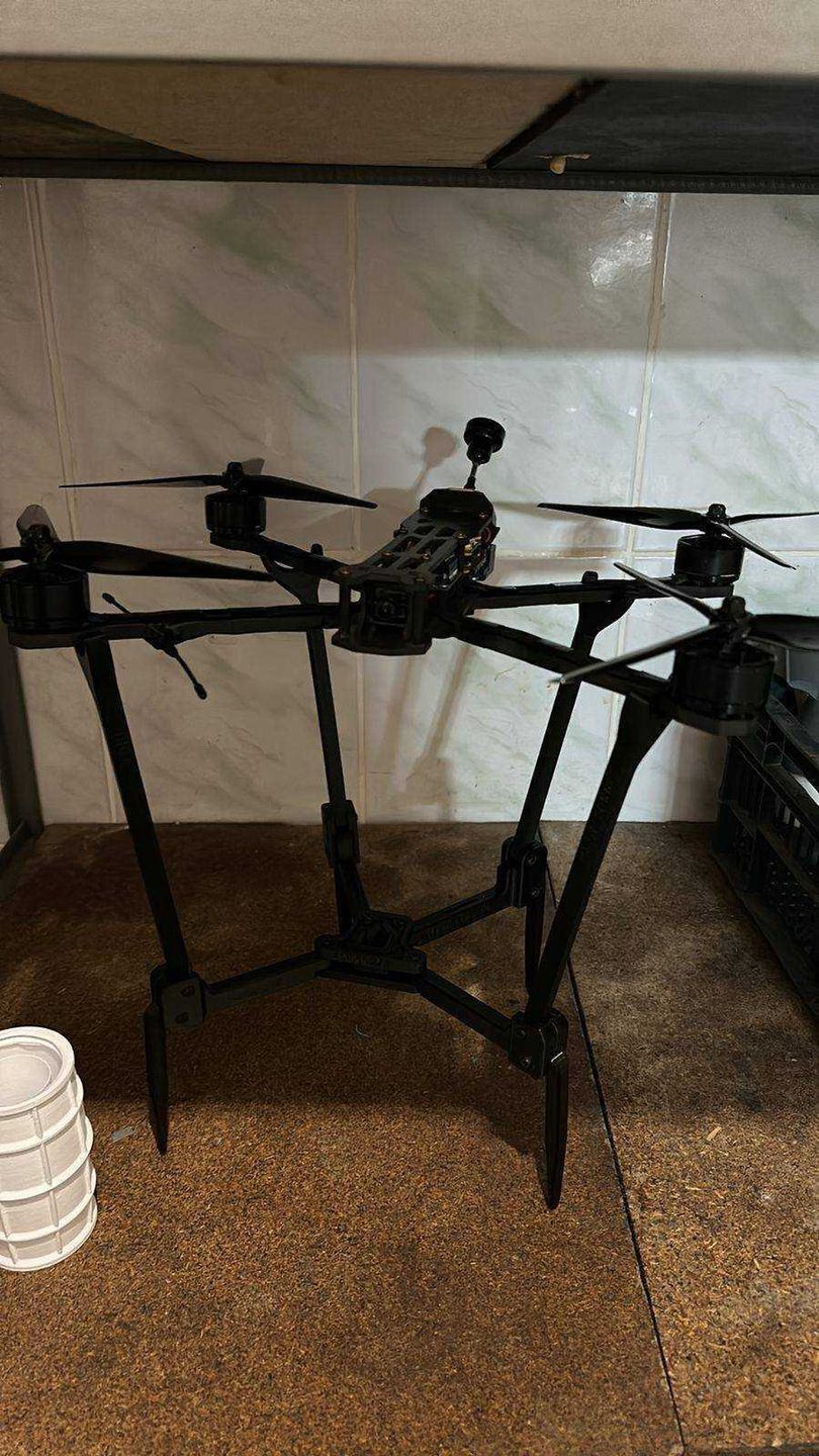 Wydrukowany za pomocą drukarki 3D statyw na drony FPV.