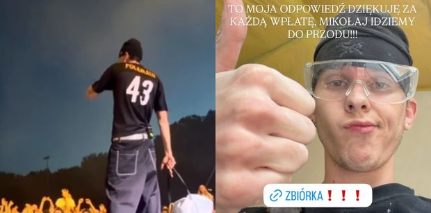 Eryk Moczko ODPOWIADA na aferkę po koncercie. Wspiera zbiórkę na chorego chłopca i rapuje o "CZTERECH K*RWACH", które rzucił na Bemowie...
