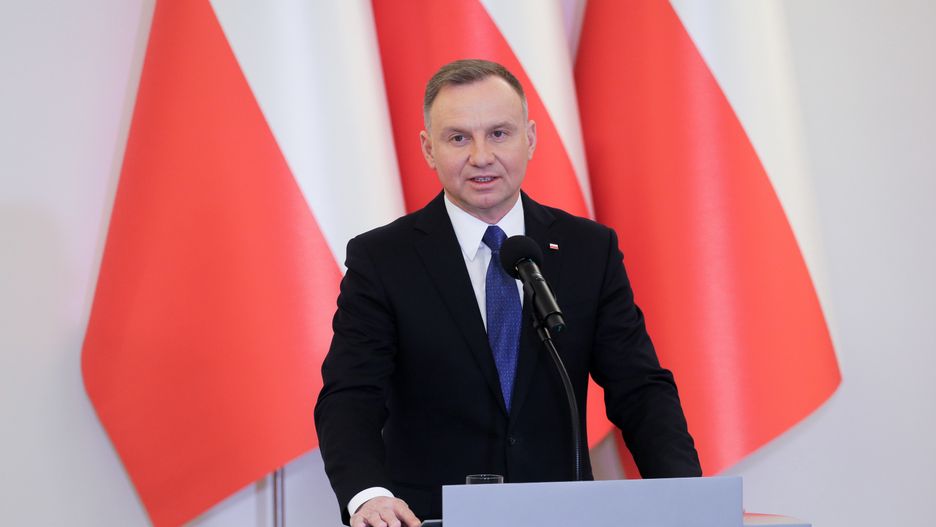 Andrzej Duda
Warszawa, 16.03.2023. Prezydent RP Andrzej Duda podczas wsp�lnej konferencji prasowej z prezydentem Czech, po spotkaniu w Pa�acu Prezydenckim w Warszawie, 16 bm. Nowy prezydent Czech Petr Pavel jest z oficjaln� wizyt� w Warszawie. (mr) PAP/Pawe� Supernak
Pawe� Supernak
czech, dyplomacja, konferencja, nowy, oficjalna, Pa�ac Prezydencki, po spotkaniu, polityk polityka, polski, prasowa, prezydent, wizyta, wizyt�, zagraniczna