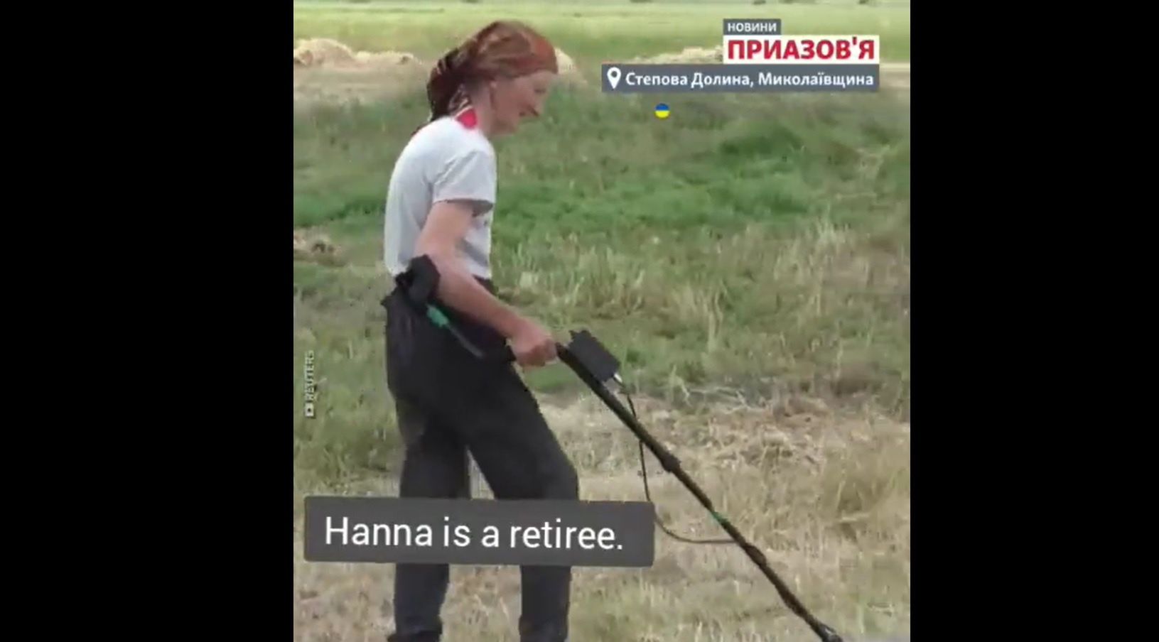 Odważna Ukrainka została saperem-amatorem, aby ratować swoją krowę