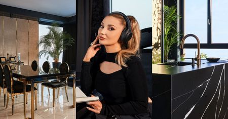 Tak wygląda ociekający luksusem apartament Cleo: złote krany, strefa SPA i domowe studio nagraniowe (ZDJĘCIA)