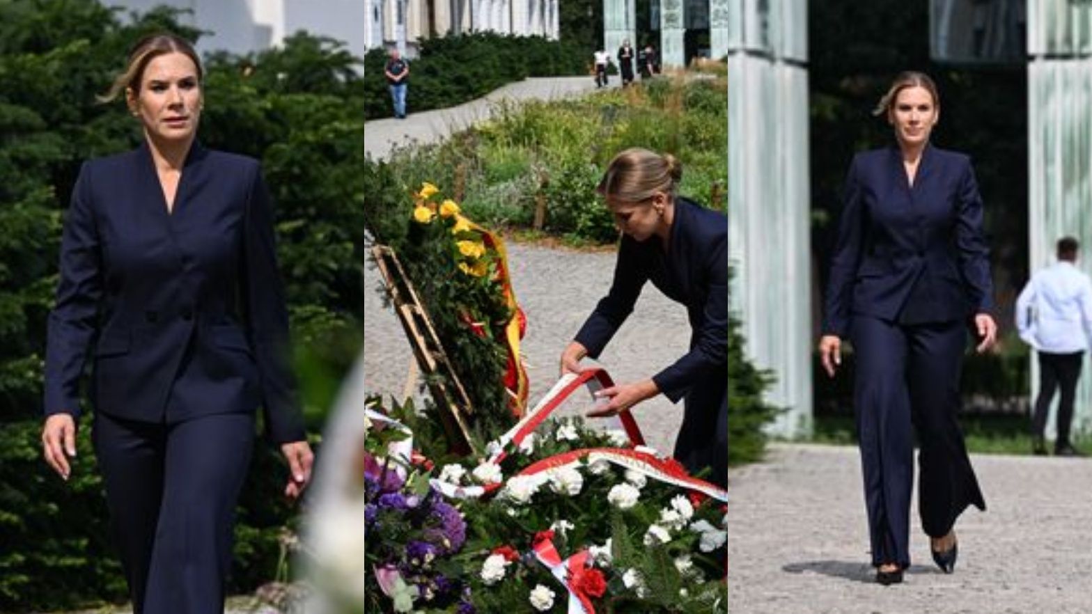Marta Nawrocka oddała hołd bohaterkom Powstania Warszawskiego