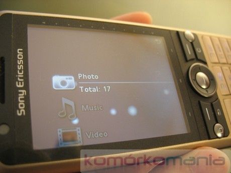 Cellne recenzje: SONY ERICSSON G700 7