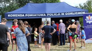 Gorlice: Bezpieczeństwo i zabawa nad Klimkówką w czasie profilaktycznego Pikniku Rodzinnego