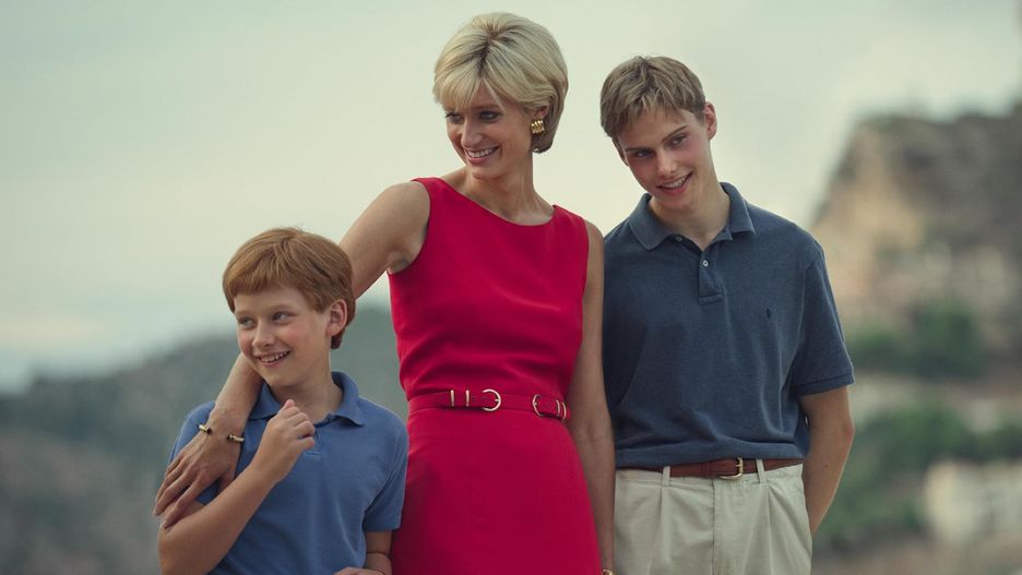 Serialowa Diana z synami w szóstym sezonie "The Crown"