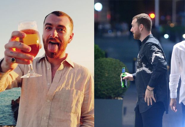 Sam Smith raczy się małym piwkiem po koncercie w Polsce (ZDJĘCIA)