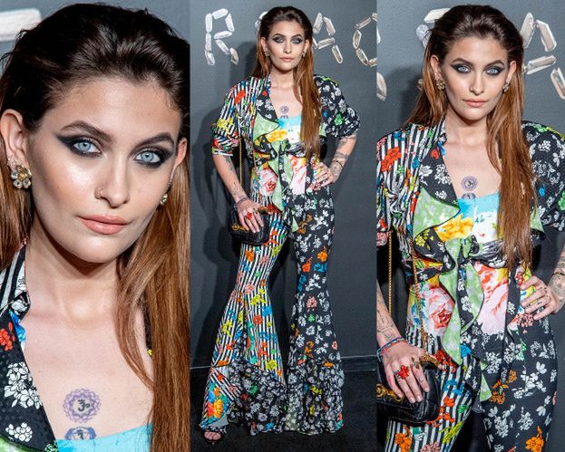 Pstrokata Paris Jackson mrozi spojrzeniem na pokazie Versace