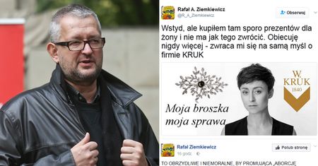 Rafał Ziemkiewicz stanie przed sądem za fałszywą reklamę z Natalią Przybysz? "NIE USUNĘ jej!"