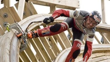 Zjazd na rolkach z kolejki górskiej (wideo) 1