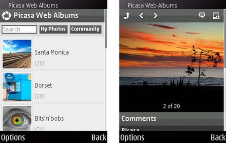 Google Picasa w końcu dostępny na Symbiana