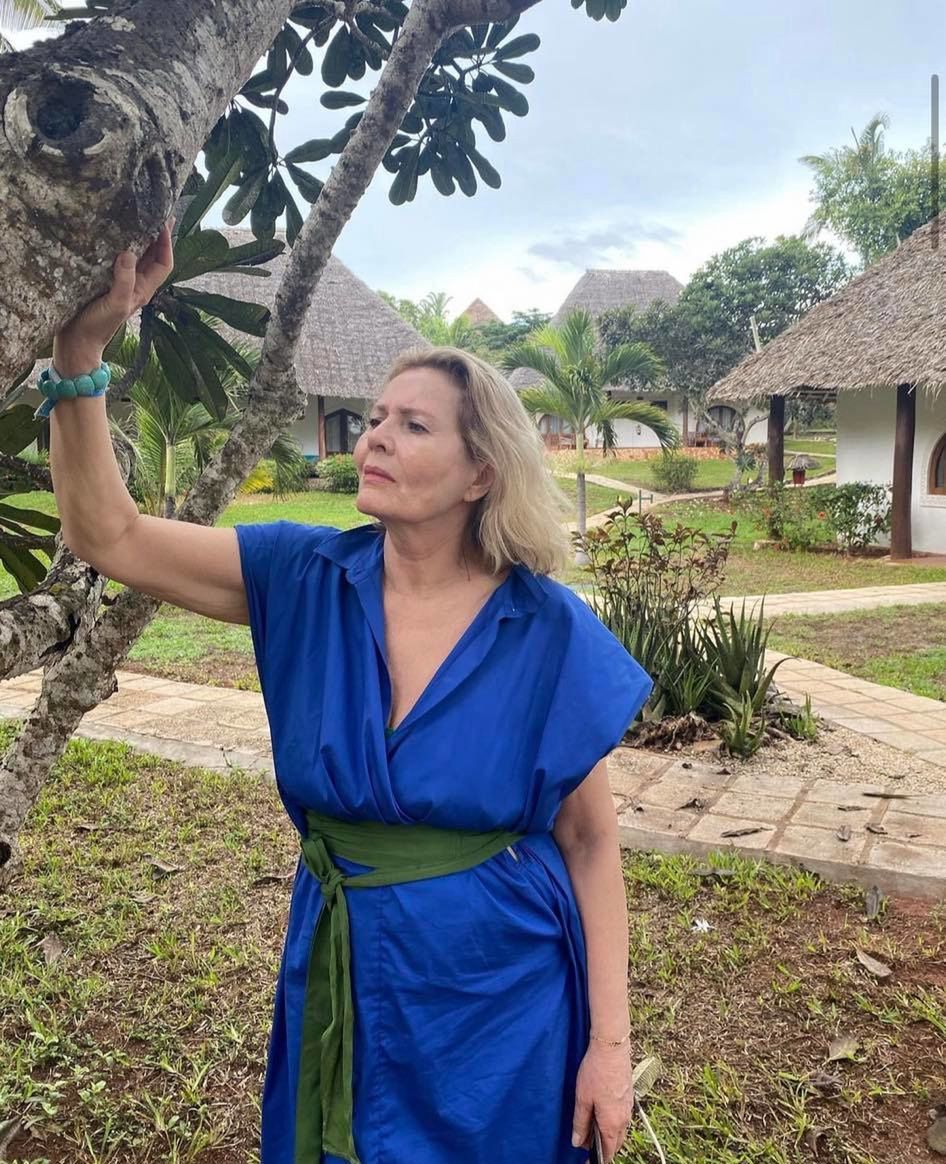 Grażyna Szapołowska na Zanzibarze