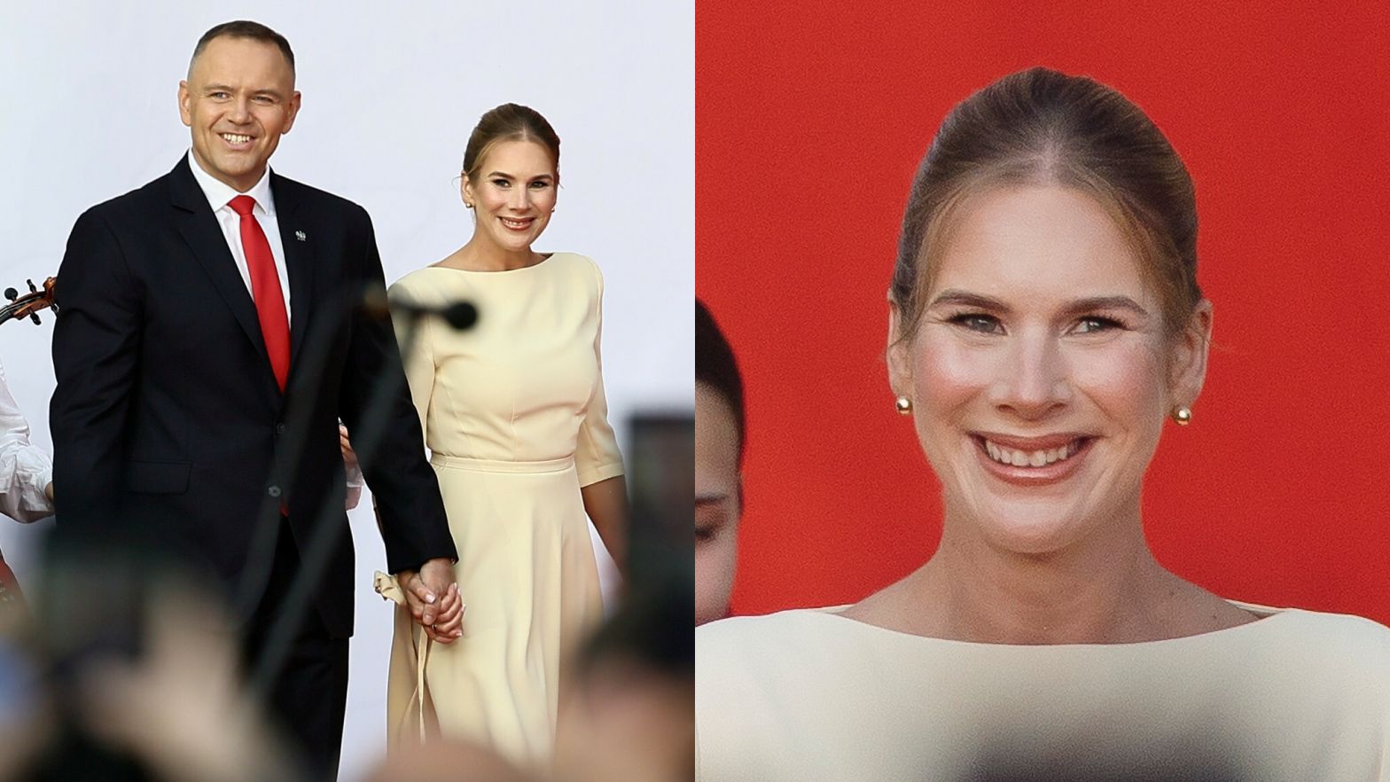 Marta Nawrocka na rocznicy zaprzysiężenia męża
