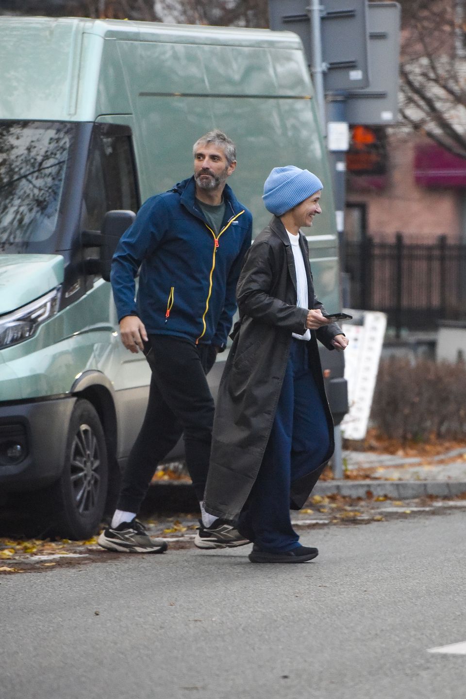 Maciej Dowbor i Joanna Koroniewska na Saskiej Kępie