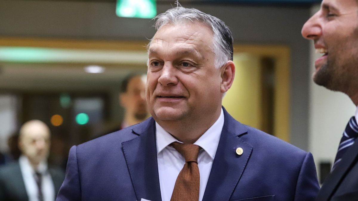 Viktor Orban, Hungary's prime minister, on day two of the European Union (EU) leaders summit at the European Council headquarters in Brussels, Belgium, on Friday, June 24, 2022. European Union leaders are preparing for a further reduction in gas supplies from Russia, seeking ways to cushion the effects of the unprecedented crisis, as well as a surge in energy prices, on the region's economy. Photographer: Valeria Mongelli/Bloomberg via Getty Images
