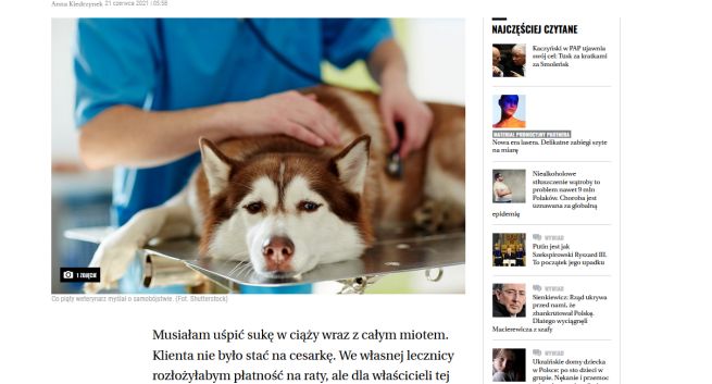 Reportaż Anny Kiedrzynek z „Dużego Formatu” w finale European Press Prize 2022