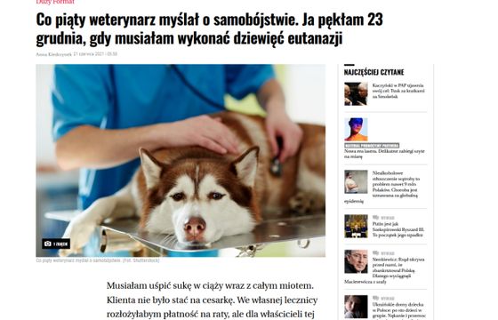 Reportaż Anny Kiedrzynek z „Dużego Formatu” w finale European Press Prize 2022