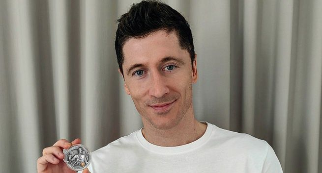 Mennica Gdańska wypuszcza serię monet z Robertem Lewandowskim