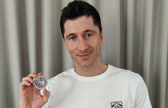 Mennica Gdańska wypuszcza serię monet z Robertem Lewandowskim