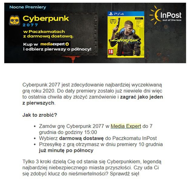 Cyberpunk 2077 media expert