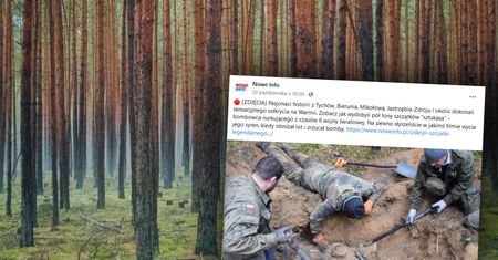 Sensacyjne odkrycie na Warmii. To szczątki samolotu z czasów II wojny światowej