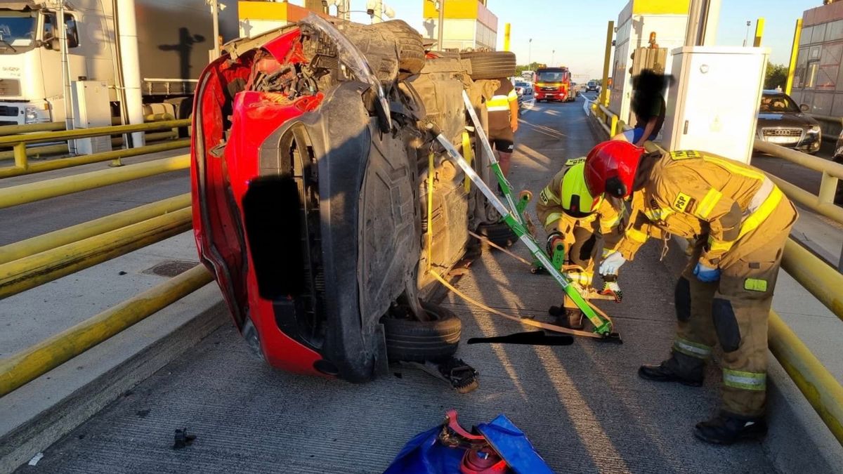 Groźne zdarzenie na A4.