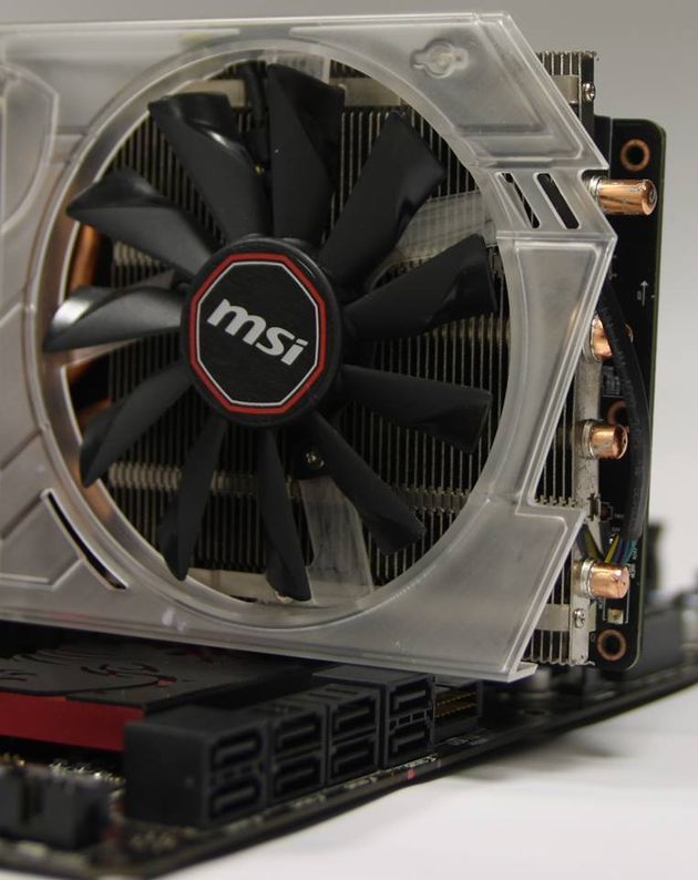 MSI TwinFrozr chłodzenie koncept zdjęcie