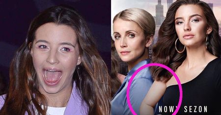 Julia Wieniawa promuje nowy sezon serialu za pomocą SKURCZONEJ ręki: "Co zrobił ci ten fotograf?!"
