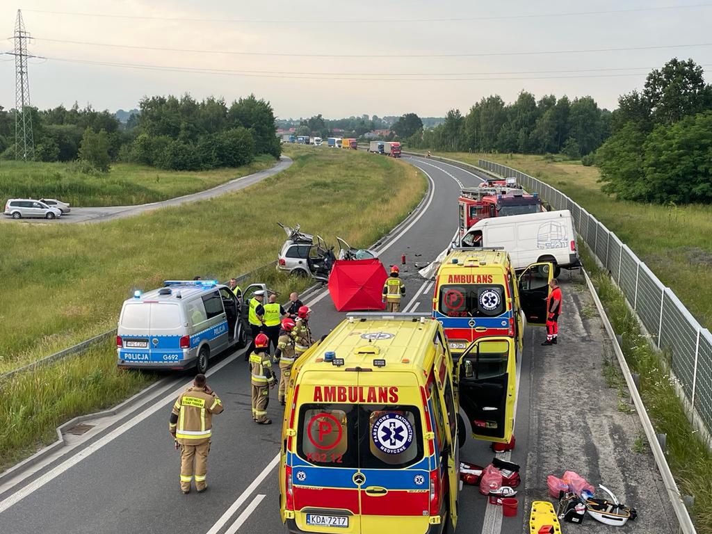 Śmiertelny wypadek w Dąbrowie Tarnowskiej