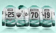 Fińska drużyna hokejowa pokazuje dumę z bycia eko