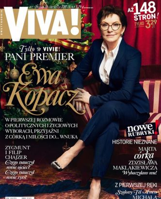 Ewa Kopacz na okładce "Vivy"! (FOTO)