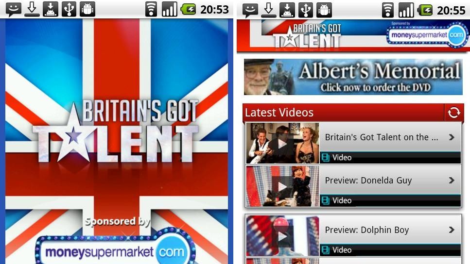 Britan's Got Talent jako aplikacja dla smartfonów 1