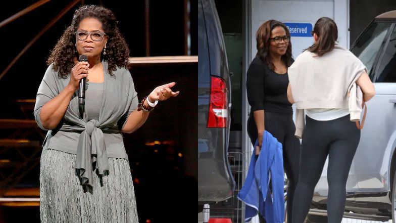 Oprah Winfrey prezentuje odchudzoną sylwetkę, wychodząc z siłowni