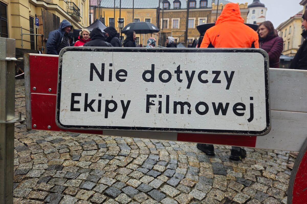 Zdjęcia do serialu historycznego "Eter" na Starym Mieście w Lublinie