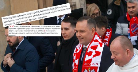 Nawrocki na Jasnej Górze. Spotkanie z „Dragonem” wywołało pytania