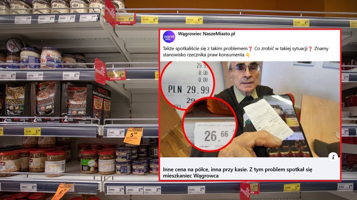 Ten sam produkt, dwie różne ceny