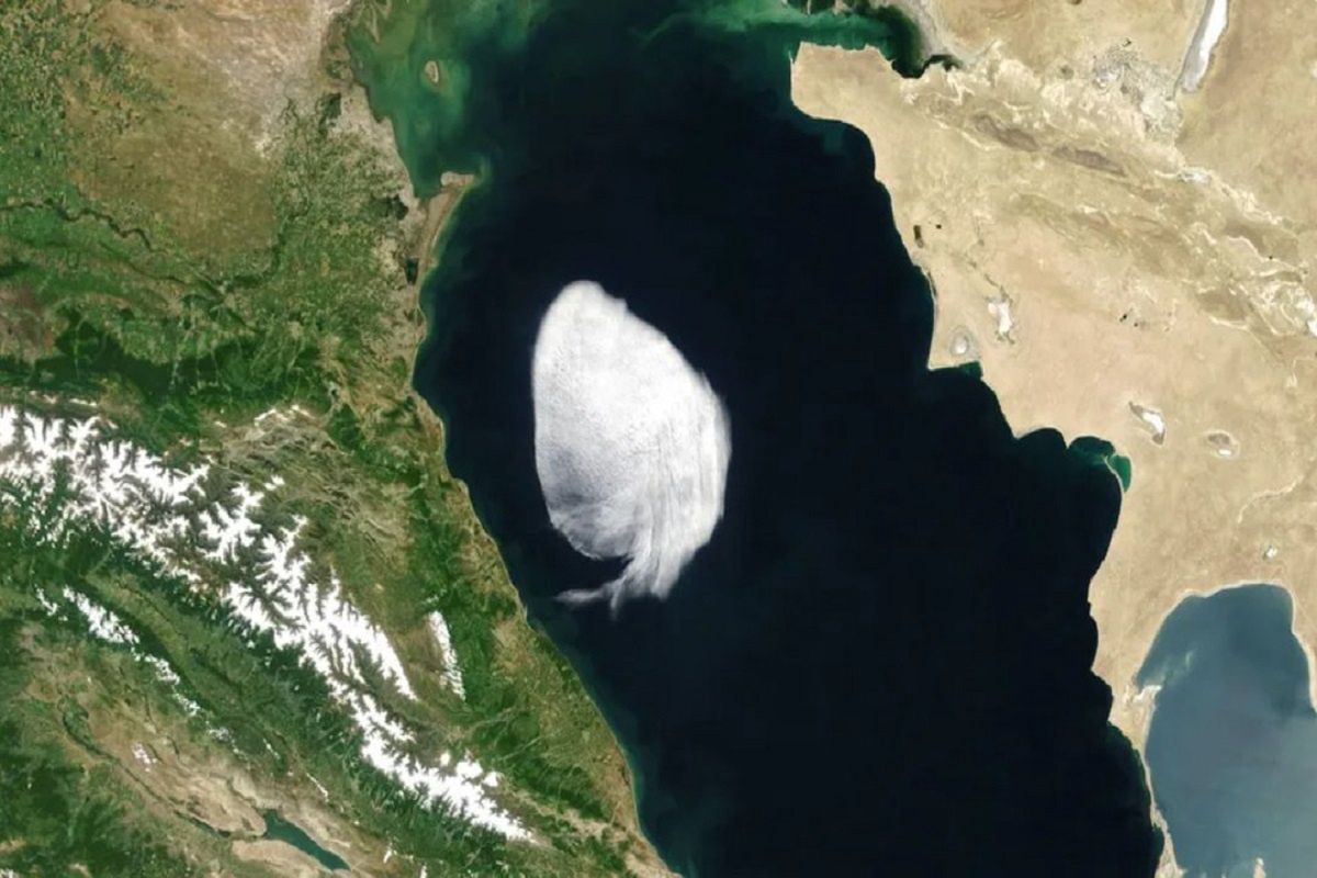 Tajemnicze zdjęcie NASA. To zaobserwowano nad Morzem Kaspijskim