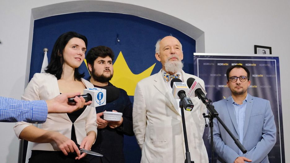 Dominika Korwin-Mikke i Janusz Korwin-Mikke