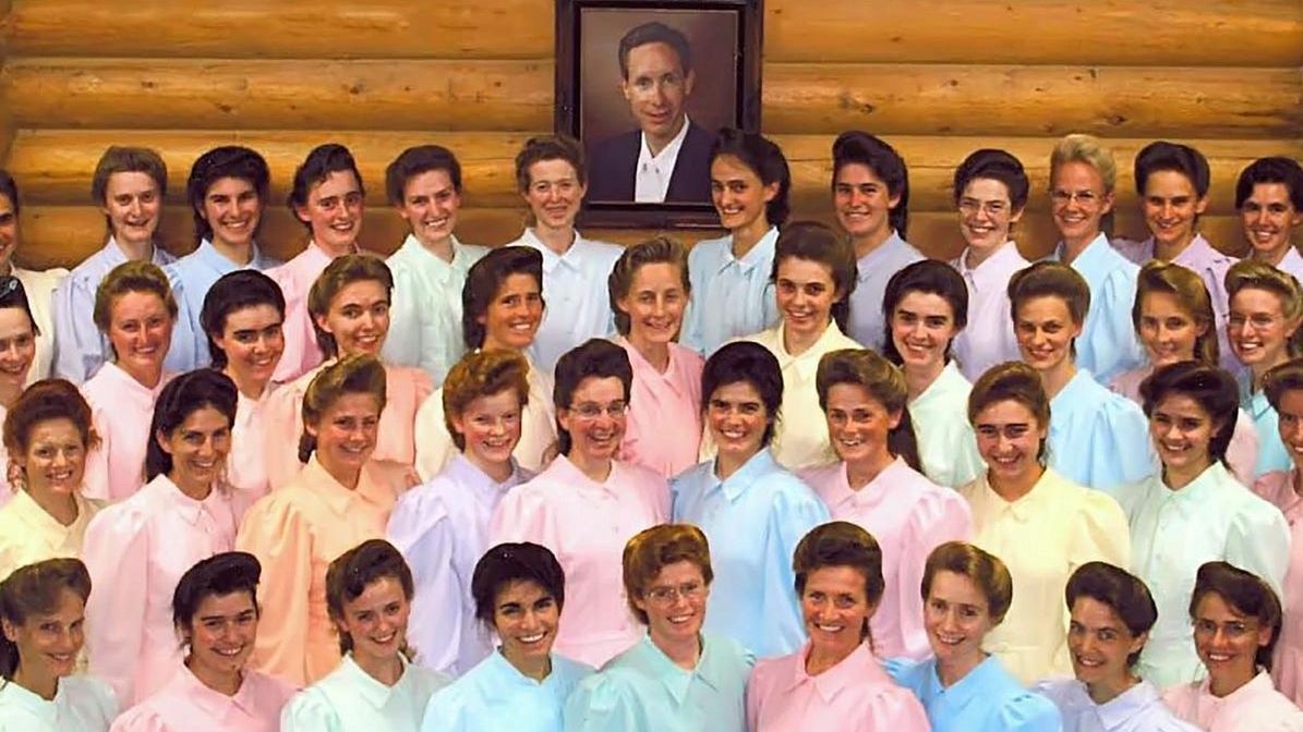 Warren Jeffs i jego żony.
