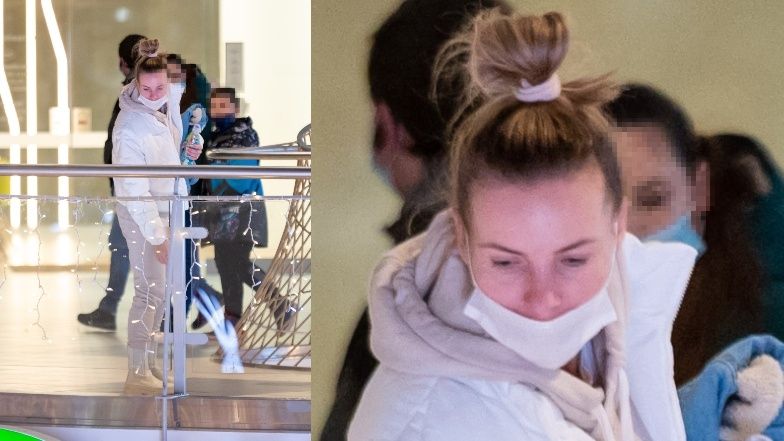 Izabela Janachowska buszuje po galerii handlowej w SKARPETKACH ZA 700 ZŁOTYCH