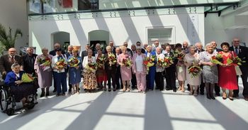Wzruszająca uroczystość w Sieradzu. 17 par świętowało Diamentowe i Złote Gody