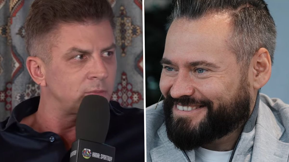 Na zdjęciu od lewej: Mateusz Borek i Krzysztof Stanowski