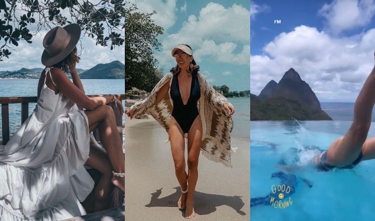 Anna Wendzikowska pluska się z córkami w Morzu Karaibskim