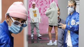 Uzbrojony w maskę Justin Bieber odwiedza centrum zdrowia psychicznego i urządza sobie sesję zdjęciową (ZDJĘCIA)