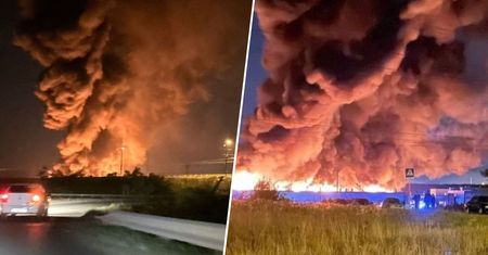 Przerażające nagrania. Pożar w rosyjskim Toljatti