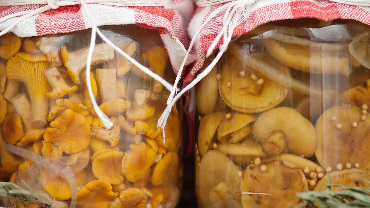 Grzybki marynowane na słodko 