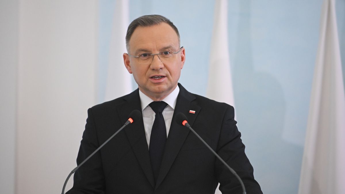 Andrzej Duda podczas wizyty w Armenii