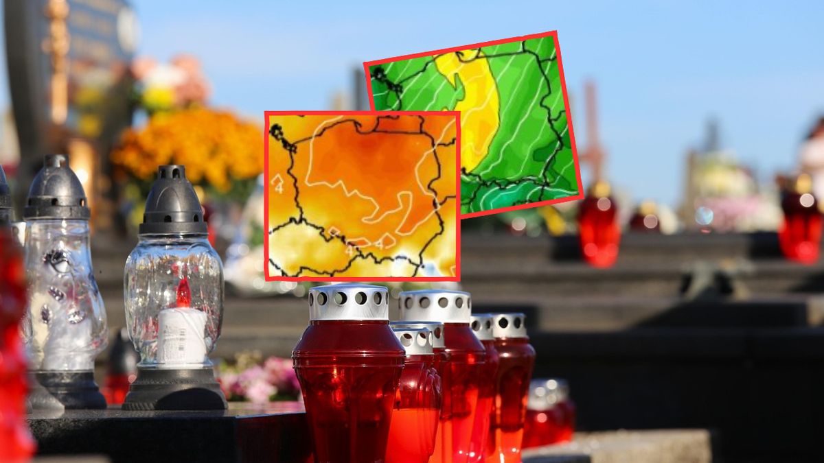 We Wszystkich Świętych nawet kilkanaście stopni