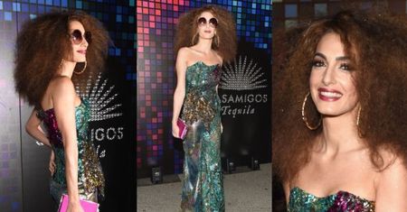 Błyszcząca Amal Clooney świętuje Halloween