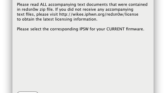 DevTeam wydaje RedSn0w 0.9.5b5-5 1