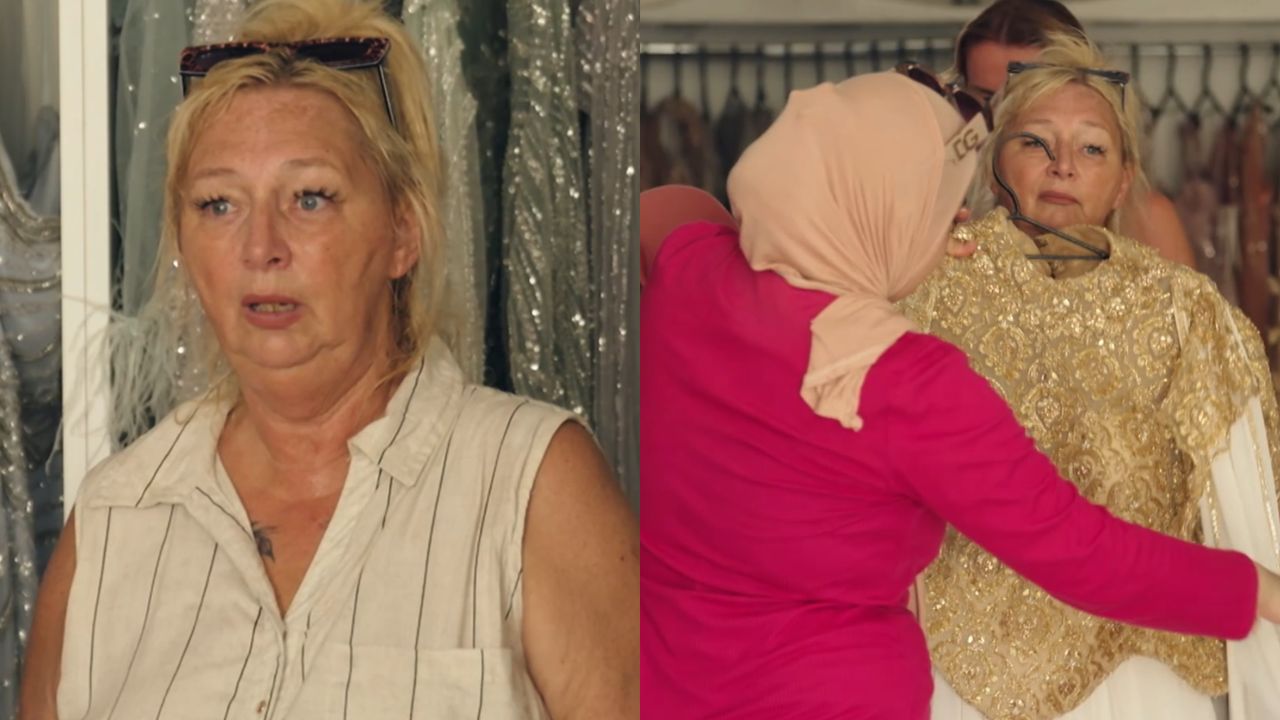 TYLKO NA PUDELKU: Margareta przymierza suknie ślubne, a siostra Mohameda DYKTUJE WARUNKI. "W Tunezji ma być biała" (WIDEO)